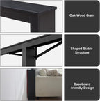 MOHOPE 78.8" Long Console Table with Power Outlets, 7.9" Narrow Sofa Table with USB & Type-C Ports, Skinny Behind Couch Tables with Charging Station, Entryway Table for Hallway, Living Room, Black