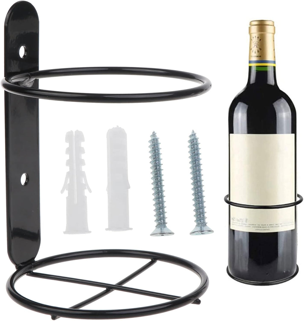 Wine Bottle Display Stand, Single Bottle Holder Rack for Tabletop, Decorative Wine Stand for Home Kitchen Bar Decor and Save Space