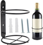 Wine Bottle Display Stand, Single Bottle Holder Rack for Tabletop, Decorative Wine Stand for Home Kitchen Bar Decor and Save Space