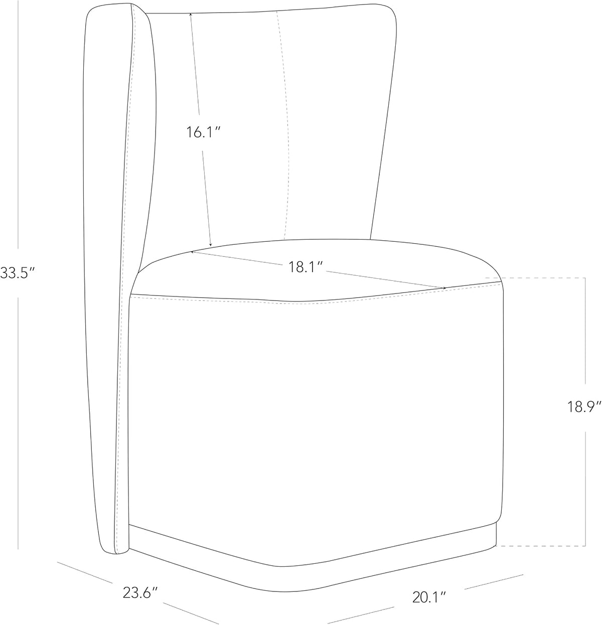 CHITA Upholstered Rolling Dining Chair with Casters Set of 4, Oatmeal | FSC Certified Modern Fabric Dining Chair with Casters, Boucle Dining Chairs for Reading Room Kitchen Dining Room