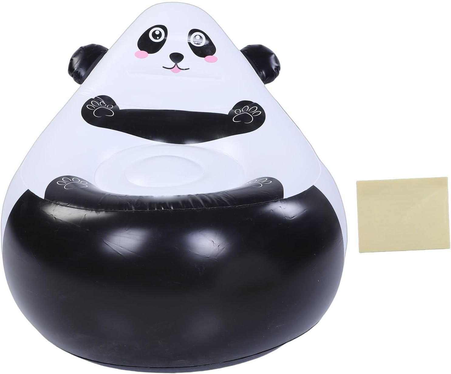 Zopsc Cute Panda Animal Shaped Inflatable Chair, Lightweight Portable Seat for Outdoor, Indoor Use