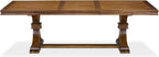 LET-AWA-TP - A Wooden Dining Table with Removable Rectangular Tabletop - Antique Walnut Finish