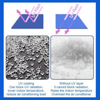 Greenhouse Panels Daylighting Roof Panels Transparent Greenhouse Panel Easy to Bend and Cut for Outdoor Gardens Greenhouses.(Brown,2x16.4ft)