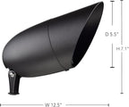 NUVO Lighting SF76/648 Transitional One Light Landscape in Bronze/Dark finish, 12.50 inches