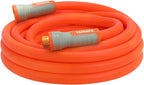 YAMATIC Heavy Duty Garden Hose 5/8 in x 40 ft with Swivel Fitting, Super Flexible Water Hose, All-weather, Lightweight, Burst 600 PSI
