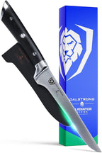Dalstrong Boning Knife - 6 inch - Gladiator Series Elite - Forged German High-Carbon Steel Kitchen Knife - Razor Sharp - Black G10 Handle - w/Sheath - NSF Certified