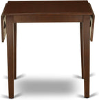 East West Furniture NDT-MAH-T Norden Kitchen Table - a Rectangle Dining Table Top with Dropleaf & Stylish Legs, 30x48 Inch, Mahogany