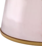 SAFAVIEH Home Collection - Guido Side Table, White Marble Top & Pink Base, Modern Accent Table, Fully Assembled (ACC3215B)