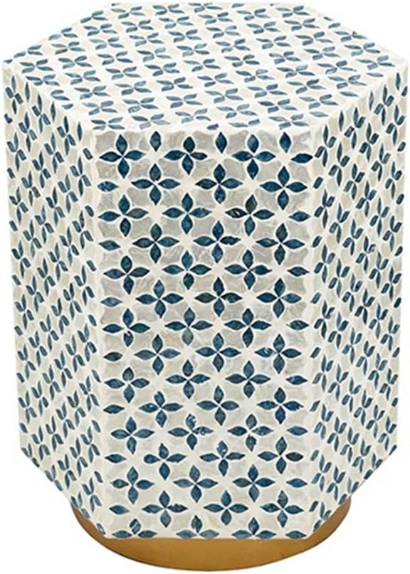 Mobile Side Table Handmade Shell Shaped Table Living Room Sofa Side Dining Coffee Balcony Decor Home Accent
