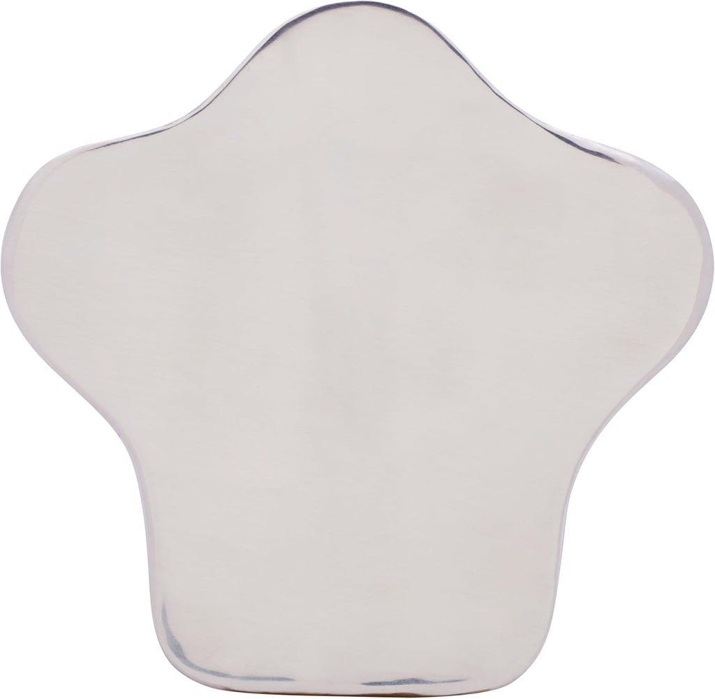 SAFAVIEH Home Collection - Tonnie Modern Side Table, Silver Polished Metal, Drum Accent Table, Fully Assembled (ACC5508A)