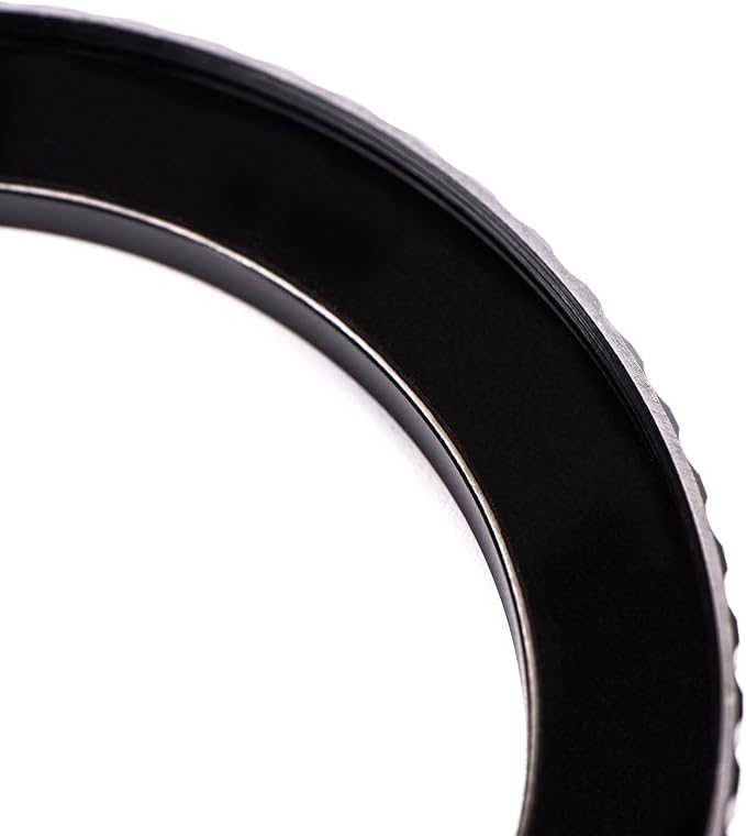 NiSi - Brass Pro 49mm to 77mm Step-Up Ring - Threaded Stepping Adapter Ring, 49mm Male Lens Attachment 77mm Female Filter and Accessory Thread - Matte Black Finish to Prevent Reflections, Brass Alloy