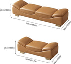 Modern End of Bed Bench, Indoor Entryway with Metal Legs, Cushioned Ottoman for Living Room, Bedroom, Dining, Hallway Entryway(Brown,150 * 50 * 50cm)