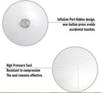 Zopsc Soft Skin Friendly Inflatable Chair, Cute Shape Air Valve for Quick Inflation