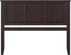 AFI, Madison Queen Solid Wood Panel Headboard, Espresso