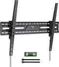monTEK Heavy Duty Tilting TV Wall Mount for 50-100 Inch TVs up to 220lbs | 4X Safety Tested, 15° Tilt, Fits 16/18/24" Wood Studs, Max VESA 900x600mm, Living Room, Bedroom, Home Theater, Commercial Use
