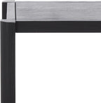 SAFAVIEH Home Collection - Hendro Accent Table, Black Rectangular Side Table with 1 Shelf, Fully Assembled (ACC2401B)
