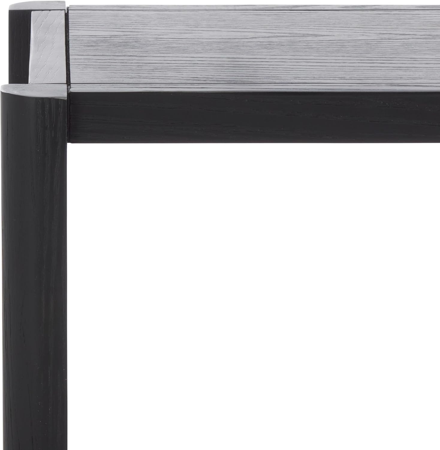 SAFAVIEH Home Collection - Hendro Accent Table, Black Rectangular Side Table with 1 Shelf, Fully Assembled (ACC2401B)