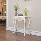 JITUIHOM Console Tables Table D'entrée Meuble Contre Le Mur Demi-Ronde Téléphone Décorative De Foyer Simple(47.24in)