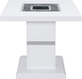 Global Furniture USA Monaco White End Table