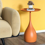 Boho Side Table End Coffee Tables, Unique Aesthetics Minimalist Accent Tables, Multifunction Round Metal Side Tables for Living Room Bedroom Sofa Balcony Couch Patio Yard Garden Indoor & Outdoor