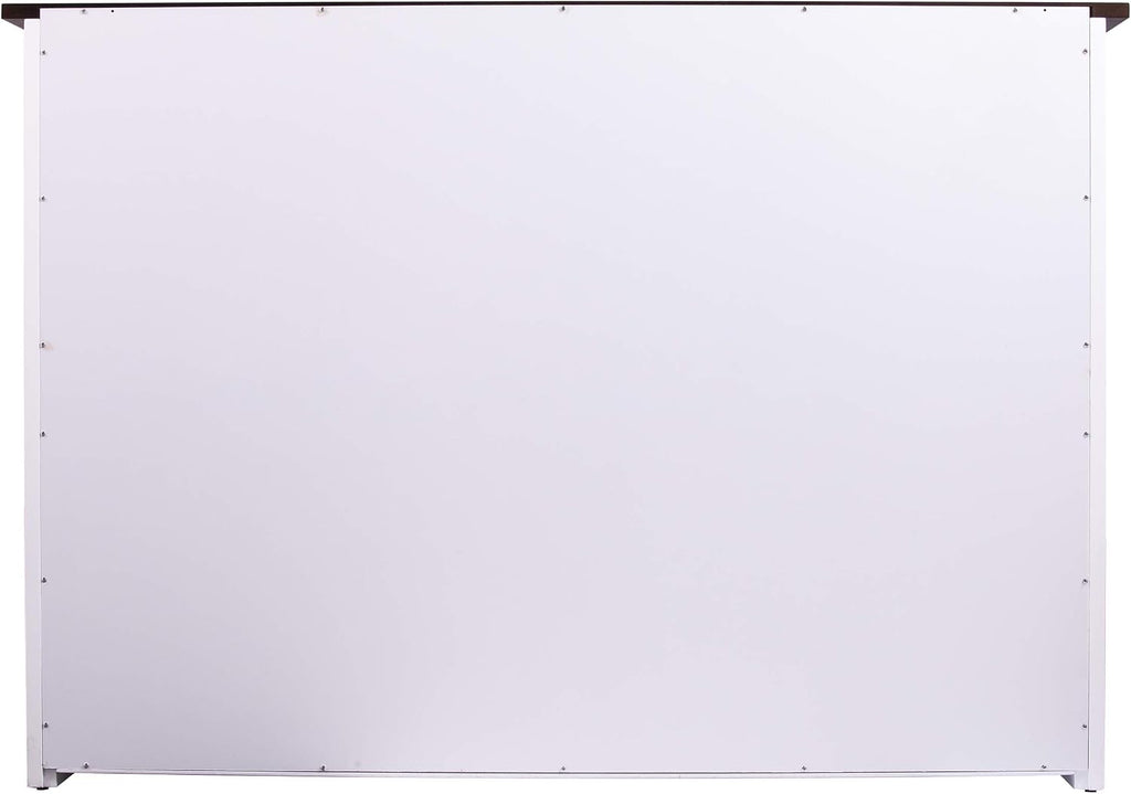 SEI Furniture - Leshire Barn-Door Kitchen Island - Transitional Design, Brown Finish - Ideal for Kitchen, Dining Room (KA1068861)