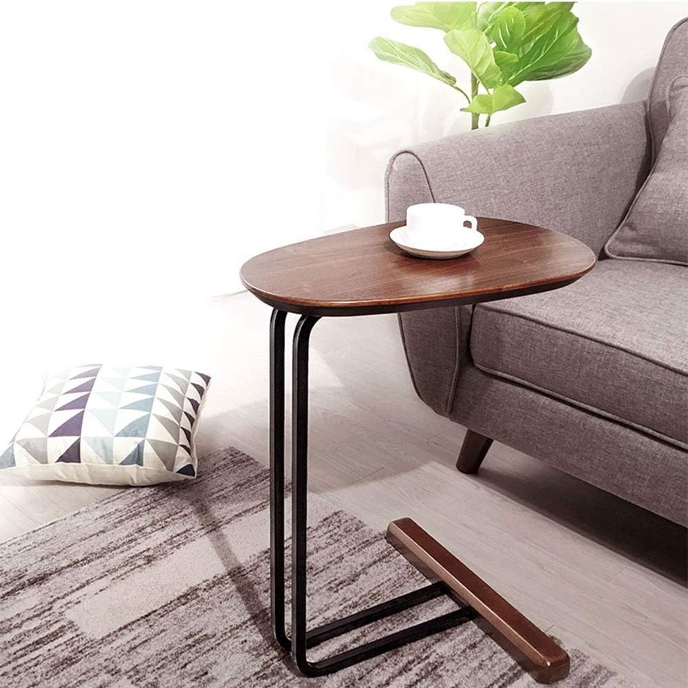 Side Table Solid Wood Side Table Bedside Table/Sofa Table Telephone Table Can Be Used for Bed Sofa Reading Brown
