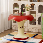 Cute Apple-Shaped Accent Table, Resin Fruit-Shape Side Tables, Small End Table Living Room, Sofa, or Reading Corner