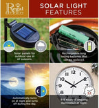 Regal Art & Gift Hot Air Balloon Solar Lantern – Hanging Solar-Powered LED Lights, Waterproof Portable Decorative Outdoor Lamp Made of Metal & Glass for Garden, Patios & Pathway – Americana (Large)
