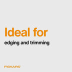 Fiskars Grass Shears, Long Handle, 36" Handle Lawn Shears for Trimming Grass while Standing, Lawn Cutter with 360-Degree Swivel Blade