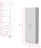 Pantry Cabinet Clinton, Kitchen, White