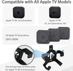 IFCASE Wall/Under Desk/Back of TV Mount Compatible with All Apple TV Generations (Including All 4K Models)