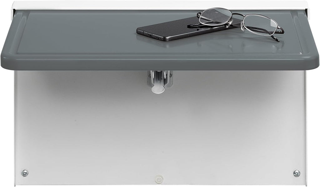 Carstens WALLAdesk™ Mini Wall Mounted Desk - Surf, 16.87 x 10.62, Durable, Professional Grade Murphy Desk for Healthcare, Home, Office, Schools - Compact, Slim Wall Mounted Folding Table
