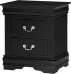 Two Drawers Nightstand Contemporary & Simple Style,for Small Spaces