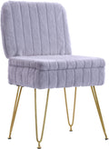 Vanity Chair with Storage | Comfy Ottoman with Folding Back