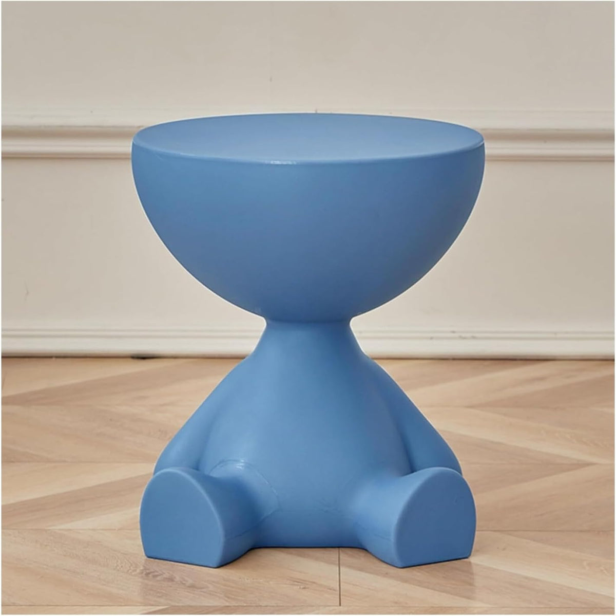 Green Coffee Table,Side Table, Mini Sofa Nightstand, Unique Small End Tables Accent Balcony Office, End Tables with Storage, Bedroom, Small Spaces, Easy Assembly(Blue)