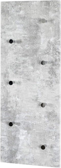 HAKU Furniture Wardrobe, Metal, Concrete Optic/Chrome, 5.5 x 80 x 30 cm