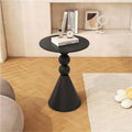 Modern Side Tables, Small Apartment Coffee Table, Iron Design Round End Tables, Suitable for Balcony Living Room, Bedroom Night Stand