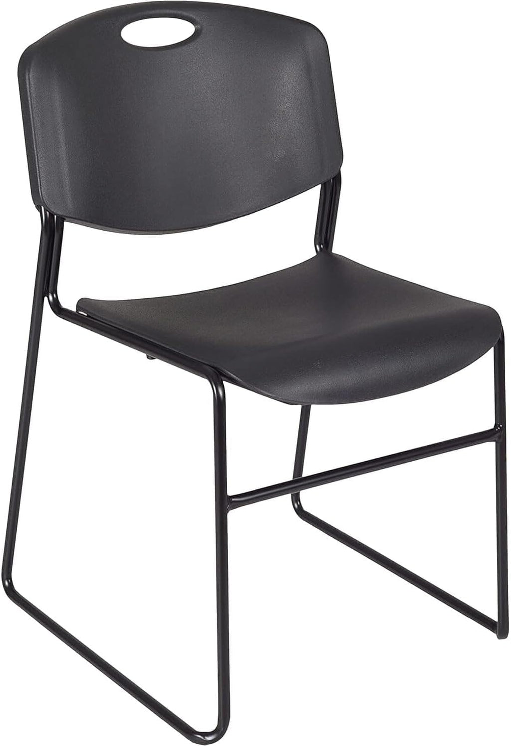 HomeStock Global Glam 42" Square Lounge Table Cherry/Black with 4 Nesting Chairs, Black - Ergonomic Breakroom Furniture Set for Staff Break Room, Tables & Chair, Breakroom Set