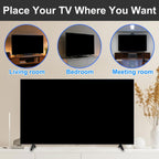 TV Stand Legs for Vizio D50X-G9/V505-G9/V505-H9/M506X-H9 (Black) | Easy VESA Tabletop Mount, Anti-Wobble Design, Includes All Screws