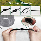 Bonviee 100ft 1/4 inch Blank Distribution Tubing Drip Irrigation Hose Garden Watering Tube Line for Small garden irrigation system