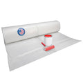 Plastic Sheeting 6 mil, 20' x 100' (2000 sq. ft.) - Semi-Clear Thick Plastic Covering for Construction & Painting - Durable LDPE Film Roll - Plastic Rolls Heavy Duty Outdoor by IDL Packaging