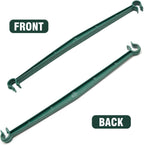 100 PCS Tomato Cage Connectors, Stake Arms for Tomato Cage, Expandable Trellis Connectors Plant Support Garden Stakes 12.6” Garden Plants Stake Arms Fit for 16mm Stakes, for Climbing Plants, Flowers