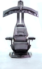 Imperatorworks CLUVENS Manticore Model Zero Gravity Gaming Chair Cockpit Gaming Workstation Executive seat (Black) Support 3 Monitors 1 * 49"/57" Monitor can Extend to 5 Monitors