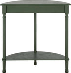 SAFAVIEH Furniture - Tinsley Half-Round Console Table - Dusty Green - Solid Wood - Farmhouse Demilune Design - Ideal for Entryway, Hallway, Living Room, 28" W x 11.75" D x 28" H (CNS5723G)