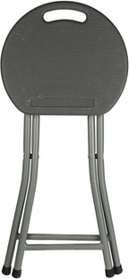 WERKA PRO Grey Folding Stool Height 46 cm