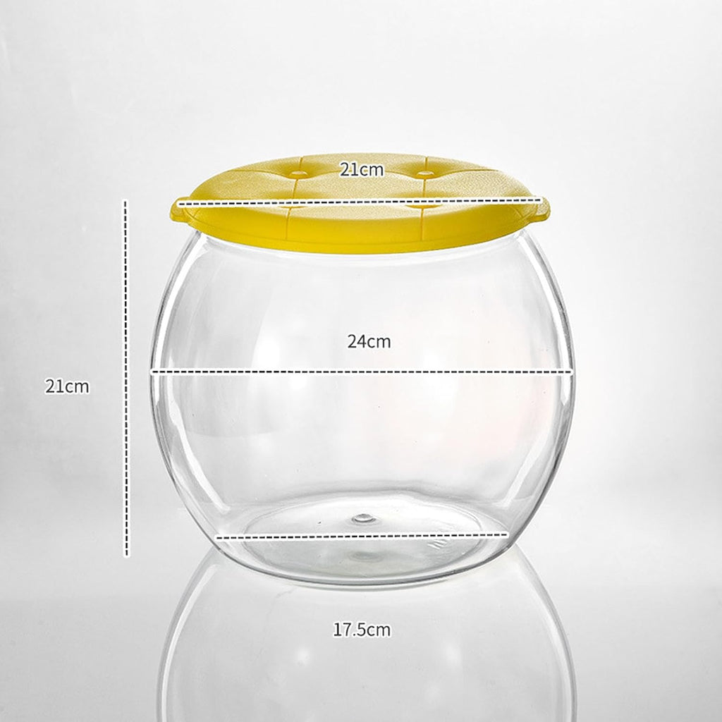Transparent Storage Container Seat Combo, Kid-Safe Easy Handle for Movement Clear Multifunctional Storage Bin Stool