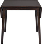 Merax Wooden 29"- 45" Extendable Rectangular Dining Table with Drop Leaf, Fits up to 4, Easy Assemble Espresso