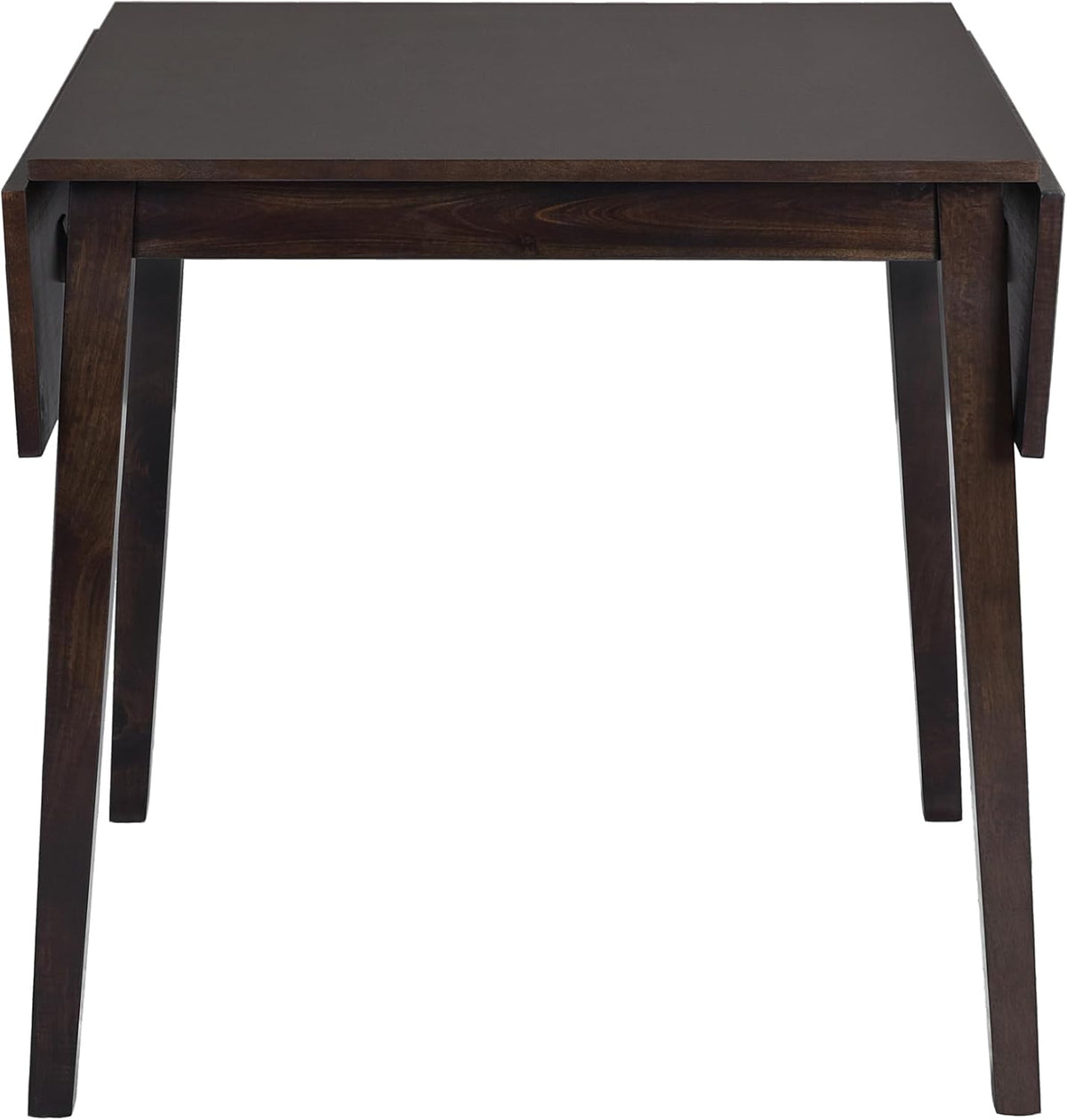 Merax Wooden 29"- 45" Extendable Rectangular Dining Table with Drop Leaf, Fits up to 4, Easy Assemble Espresso