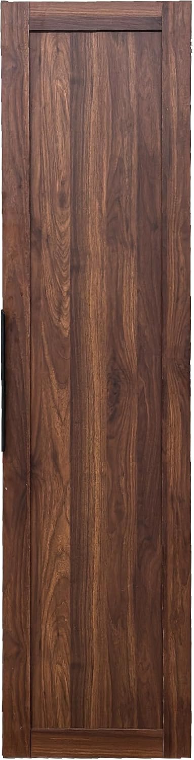 Kitchen Pantry Storage Cabinet, 63" Single Door Buffet Cupboard Sideboard with Shelves & Cabinet Door Organizers, Space-Saving Freestanding Storage Floor Cabinet for Kitchen, Dining Room, Walnut