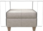 EASE MOOSE Middle Module Seat for Modular Sofa with Reversible Chaises, Faux Leather Armless Chair Customizable Sectional Sofa Couch with Storage